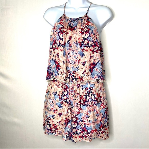 PARKER Romper Catamaran Floral Silk Shorts Jumpsuit XS - Picture 15 of 16